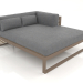 3D Modell XL-Modulsofa, Abschnitt 2 rechts (Bronze) - Vorschau