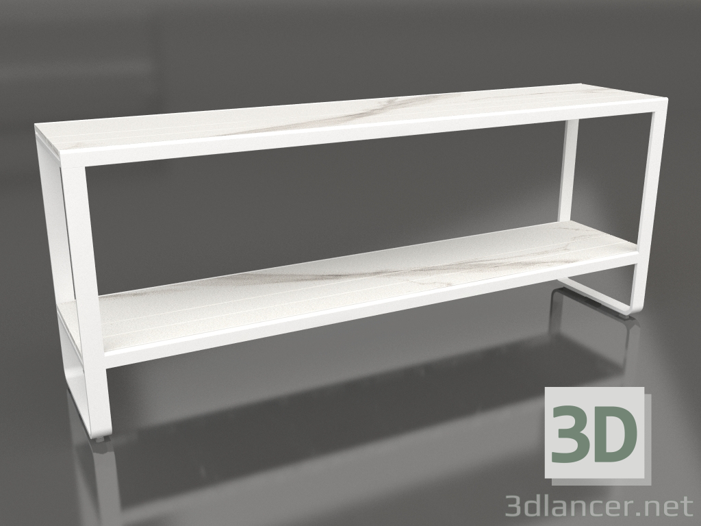 3d модель Стелаж 180 (DEKTON Aura, White) – превью