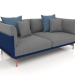 3D Modell Doppelsofa (Nachtblau) - Vorschau