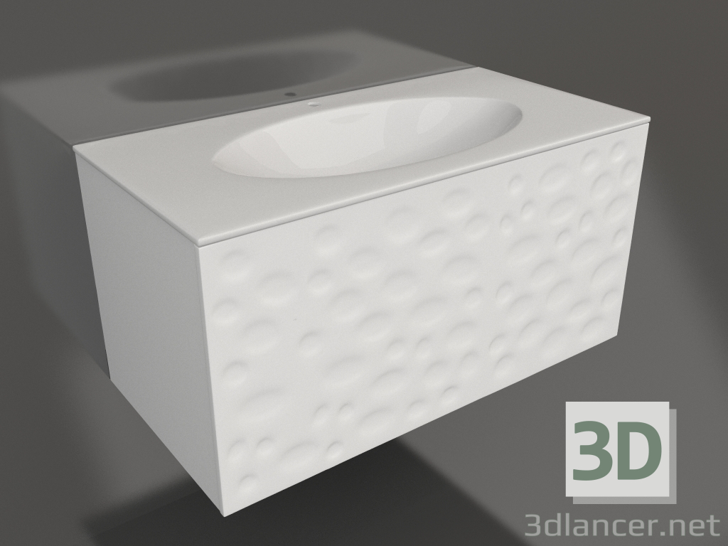 3d model Hanging cabinet 100 cm (Dun.01.10) - preview