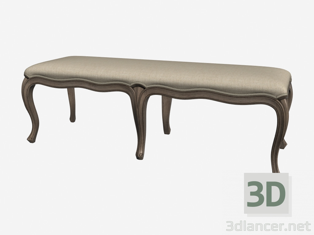 modello 3D Panca Sheldon (801.004-2N7) - anteprima