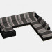 3d model Modular Corner Sofa Harvard - preview