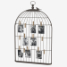 3d model Marco de fotos METAL BIRD CAGE SHAPE CARD & PHOT HOLDER - vista previa