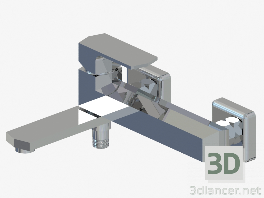 3d model Mezclador de baño con caño plegable Maruna (BGM 012M) - vista previa