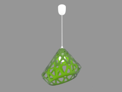 Lampe suspendue (lumière verte)