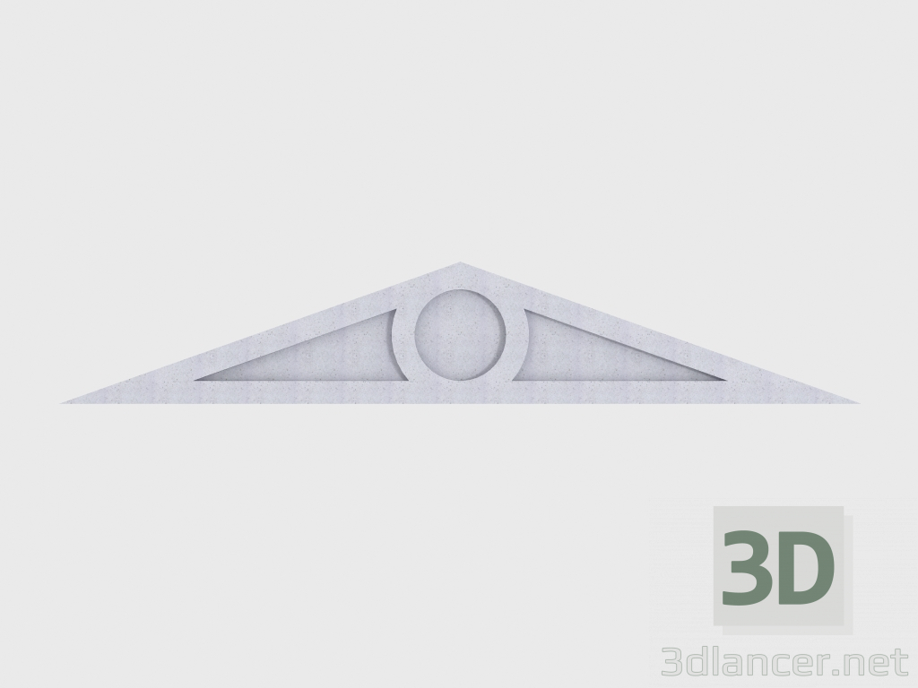 3D Modell Tympanon (OT175D) - Vorschau