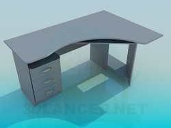 A mesa para o computador