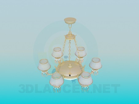 3d model Chandelier - preview