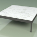 3d model Coffee table 351 (Metal Smoke, Carrara Marble) - preview