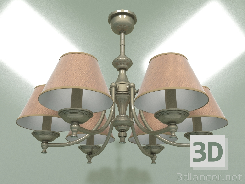 modello 3D Lampadario SAN MARINO ABAZUR SAN-ZW-6 (PA) - anteprima