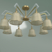 modello 3D Lampadario a soffitto 60082-8 (bronzo dorato) - anteprima