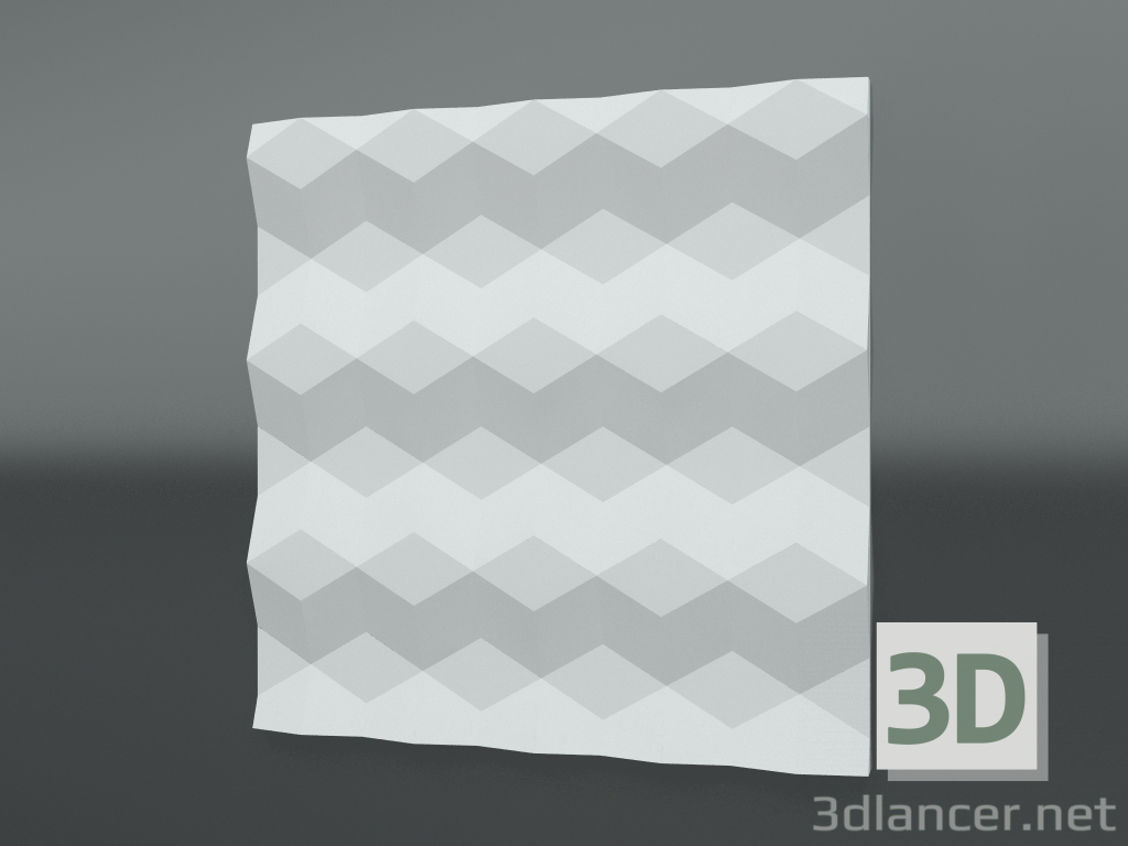 3d model Gypsum 3d panel Z-306 - preview