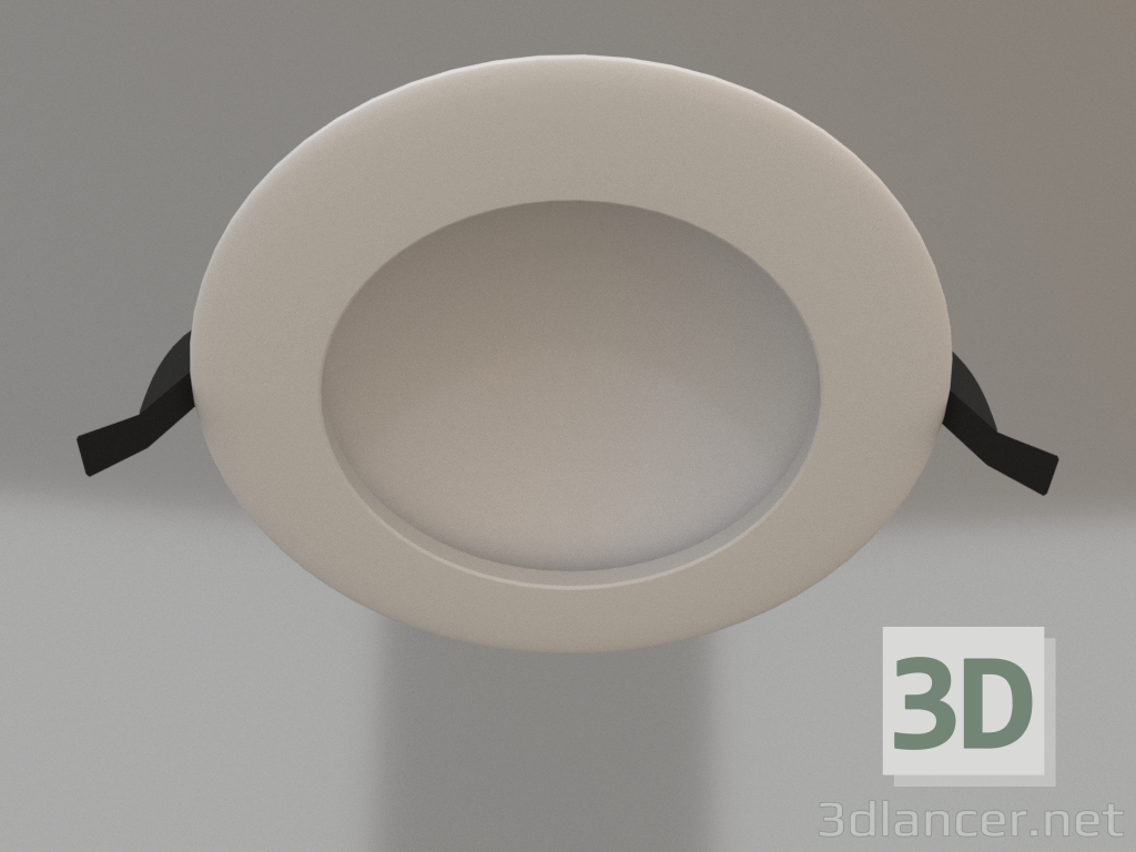 3d model Recessed luminaire (C0047) - preview