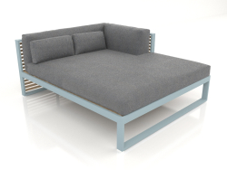 Canapé modulable XL section 2 droite (Bleu gris)