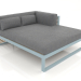 3D Modell XL-Modulsofa, Abschnitt 2 rechts (Blaugrau) - Vorschau