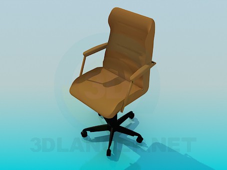 3d model Chair on casters - preview