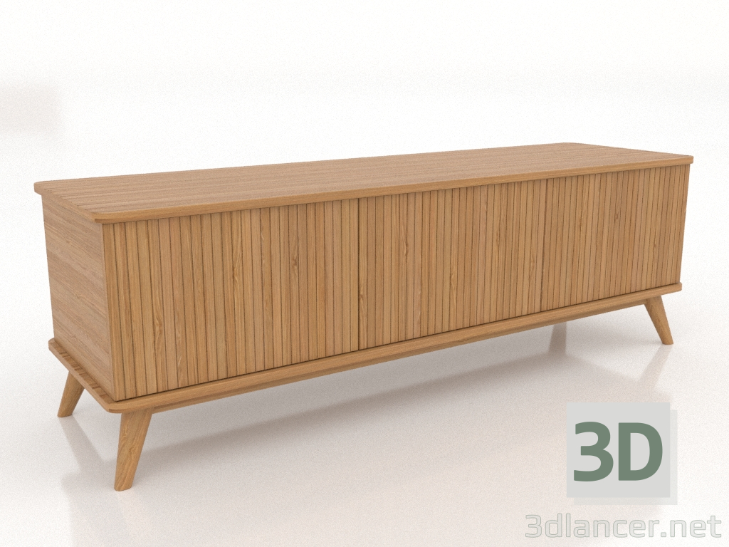 3D modeli TV dolabı 1500 mm (doğal meşe) - önizleme 3D modeli TV dolabı 1500 mm (doğal meşe) - önizleme