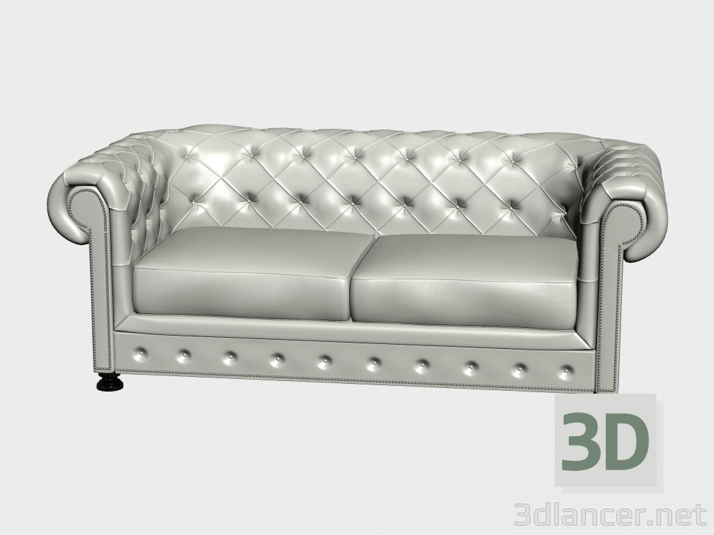 modello 3D Divano letto George IV - anteprima