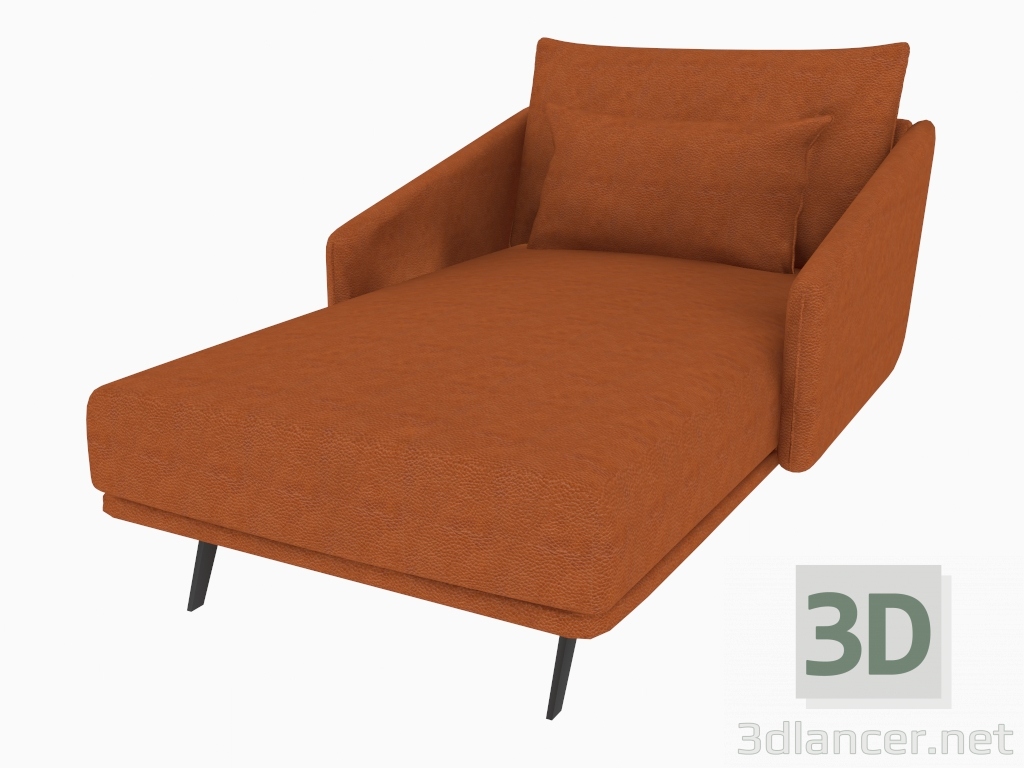 3d model Chaise lounge (HC HI HD) - vista previa