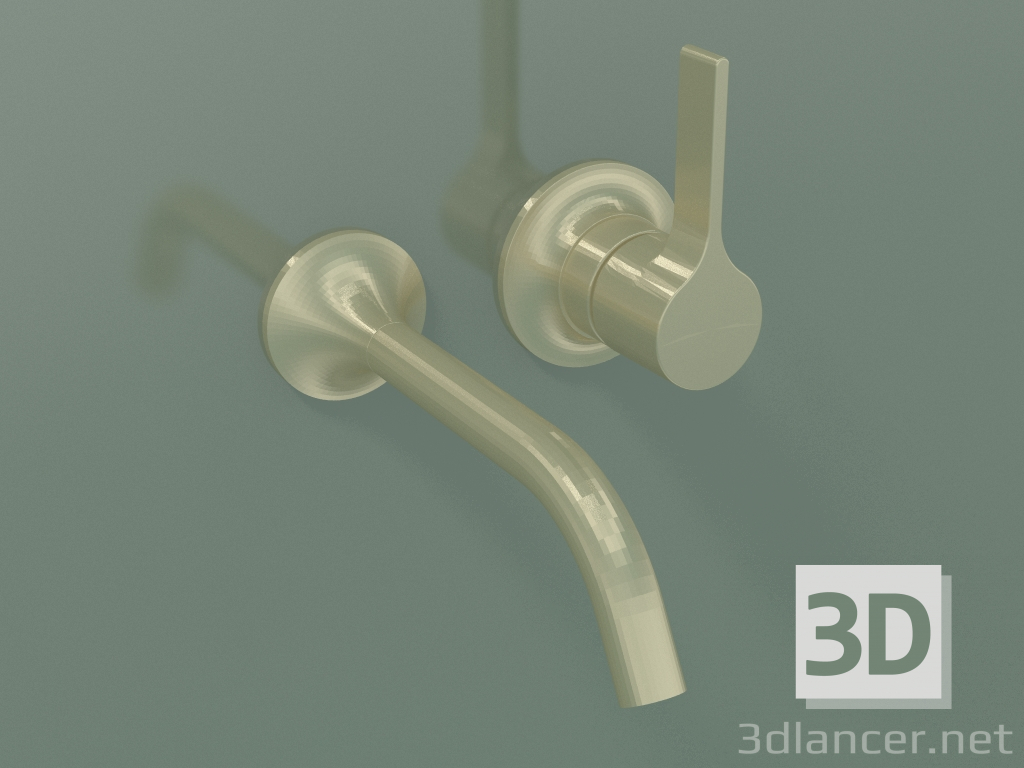 3d model Mezclador monomando de lavabo (36812809-280010) - vista previa