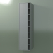 3d model Armario de pared con 1 puerta izquierda (8CUCFDS01, Silver Grey C35, L 48, P 36, H 192 cm) - vista previa