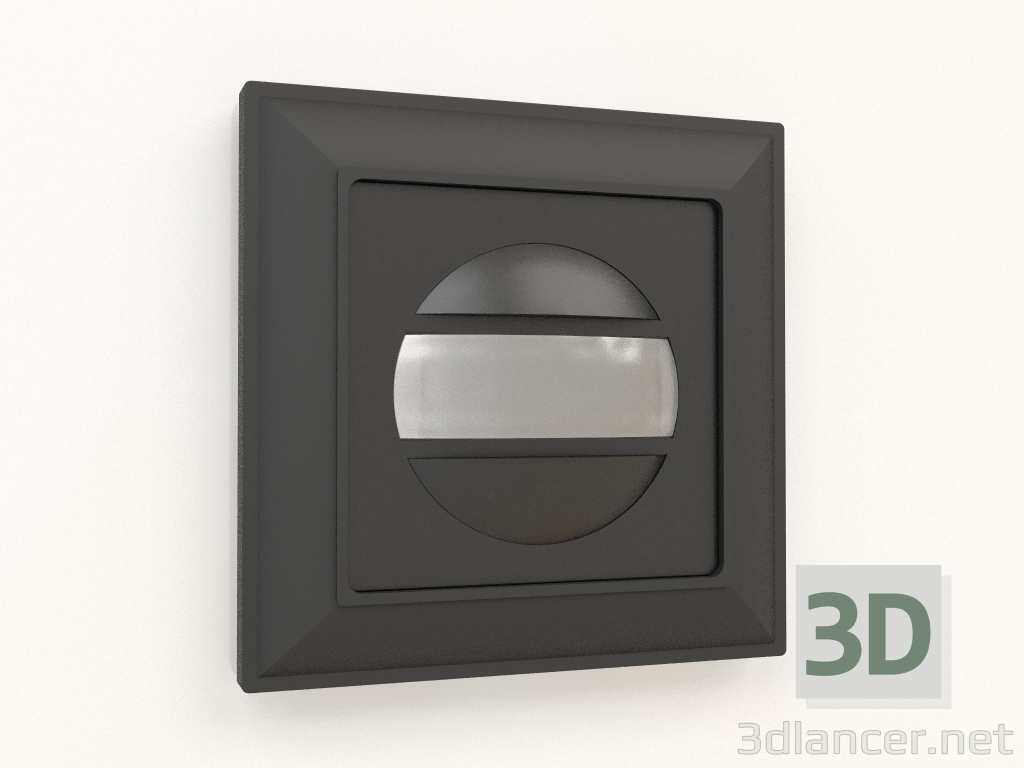 Modelo 3d Sensor de movimento (preto fosco) - preview