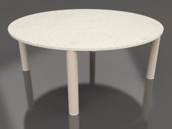 Table basse D 90 (Sable, DEKTON Danae)