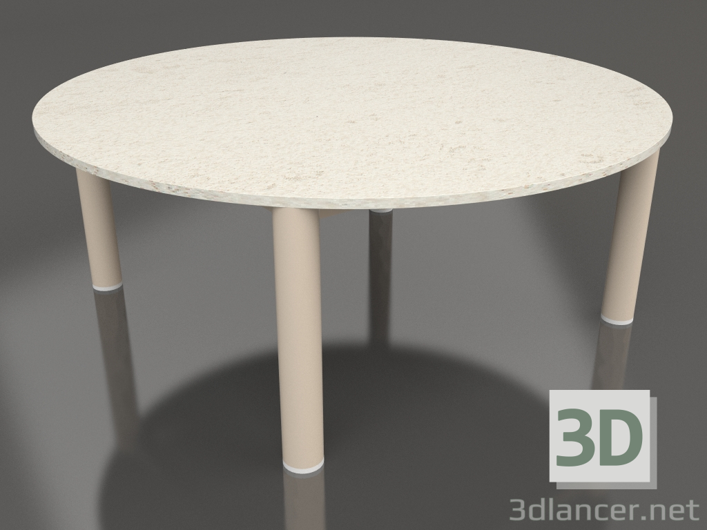 3d model Mesa de centro D 90 (Arena, DEKTON Danae) - vista previa