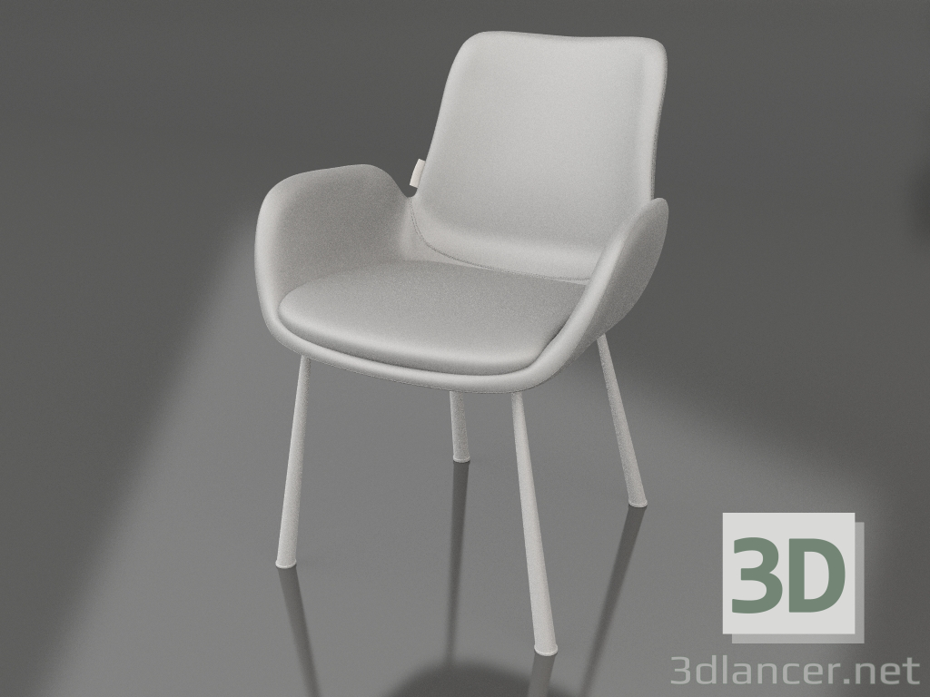 3d model Armchair Brit LL (Black) - preview