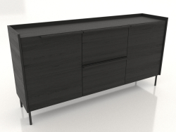 Large chest of drawers 1600 mm (black RAL 9005)