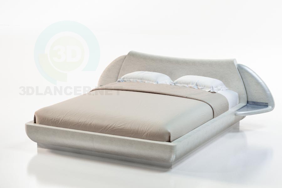 modello 3D Letto Gobi - anteprima