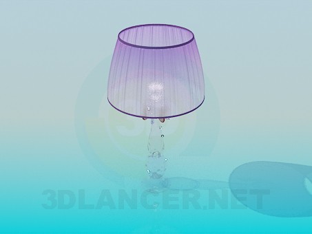 3D Modell Tisch-Lampe - Vorschau