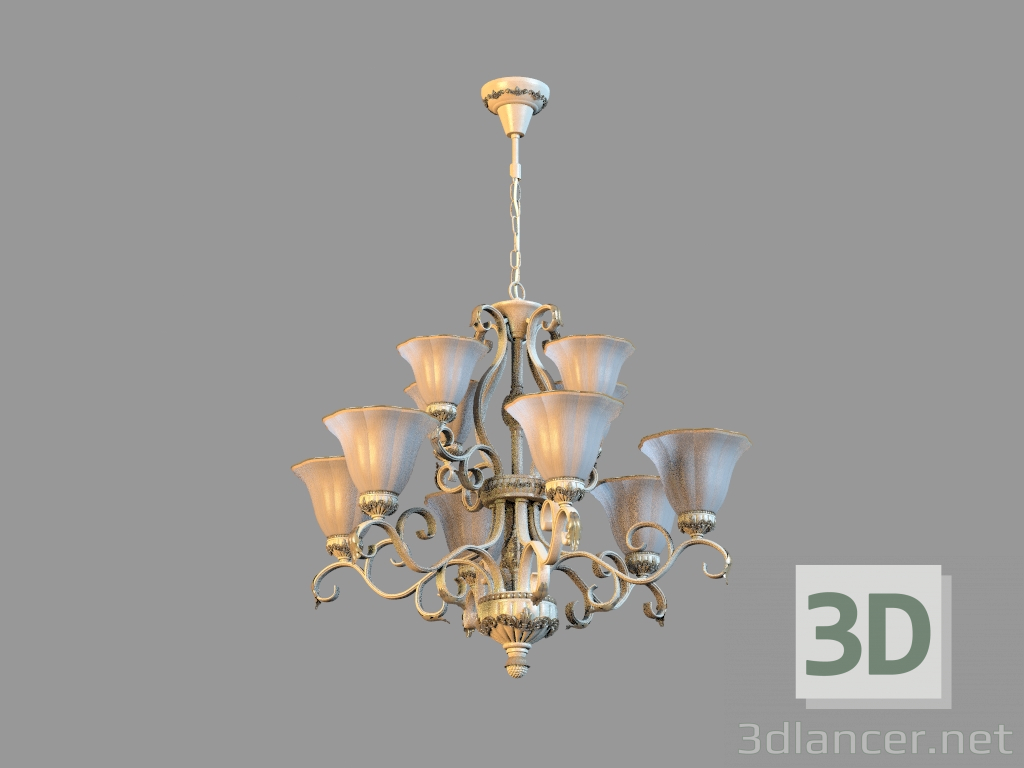 modello 3D Lampadario 254019312 - anteprima