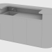 3d model Bar counter ALEXANDER BAR SEQUENCE (200x60xH108) - preview