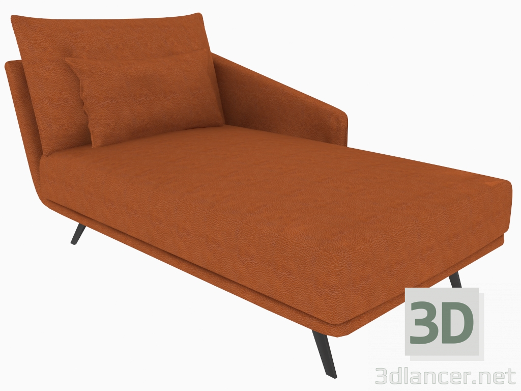 modello 3D Sedia a sdraio (HC HD) - anteprima