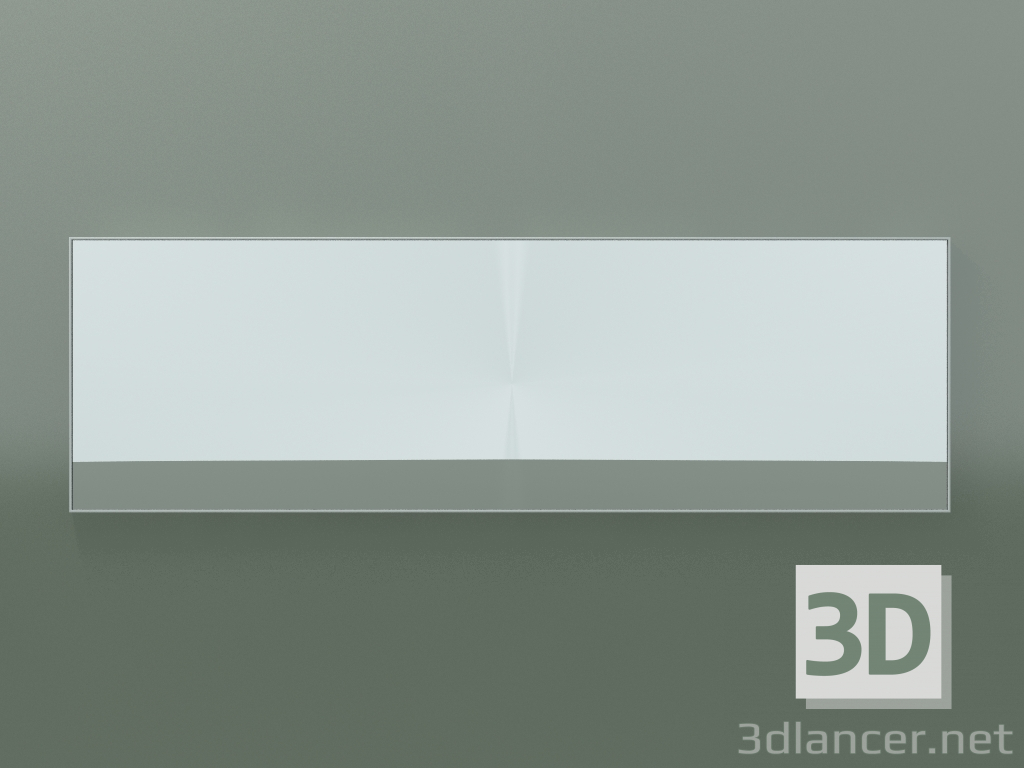 3d model Mirror Rettangolo (8ATHL0001, Glacier White C01, Н 60, L 192 cm) - preview