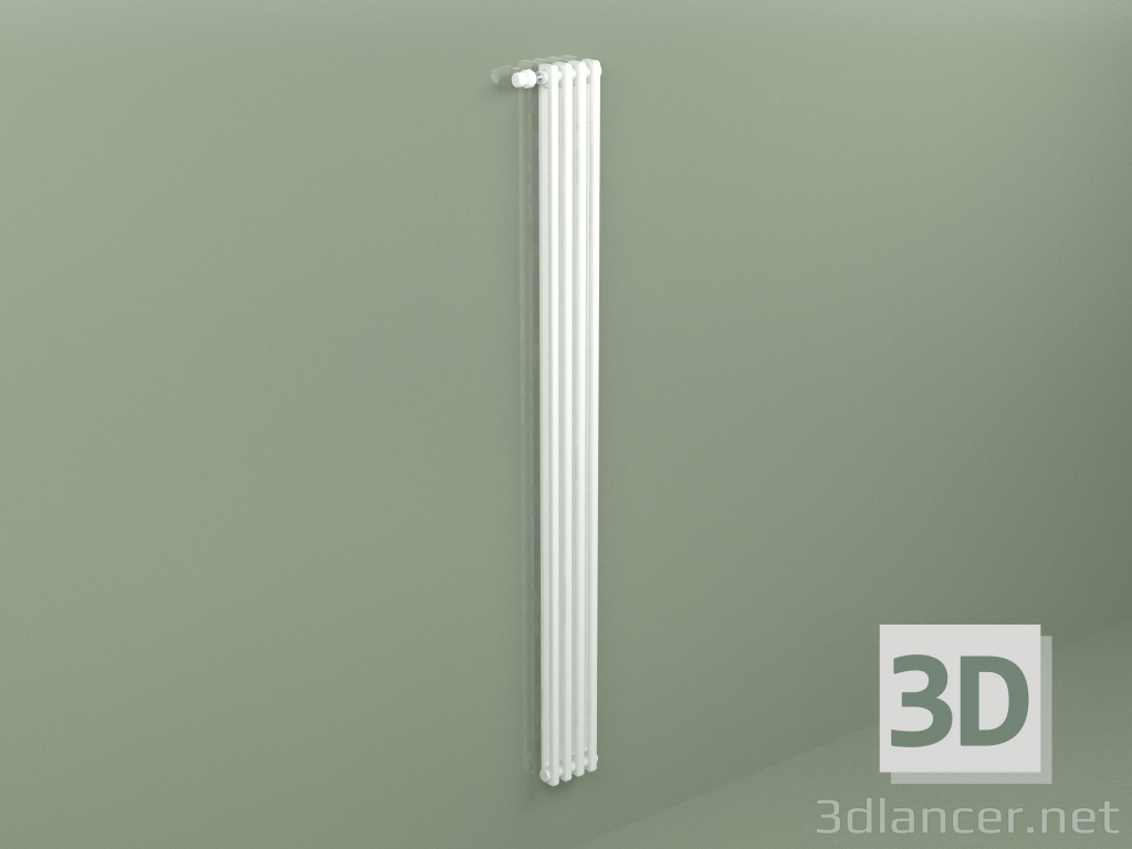 3d model Radiador Delta Laserline (DL2, H 2200 mm, RAL - 9016) - vista previa