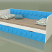 modello 3D Divano letto per adolescenti con 1 cassetto (Topazio) - anteprima