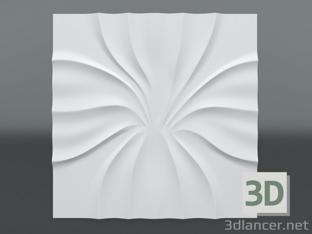 Modelo 3d Painel 3d de gesso Z-309 - preview