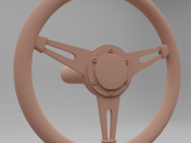 sports car steering wheel