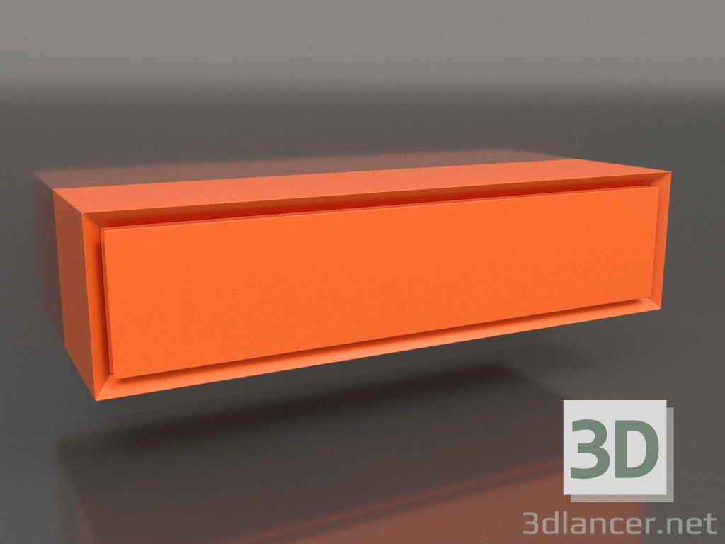 Modelo 3d Armário TM 011 (800x200x200, laranja brilhante luminoso) - preview