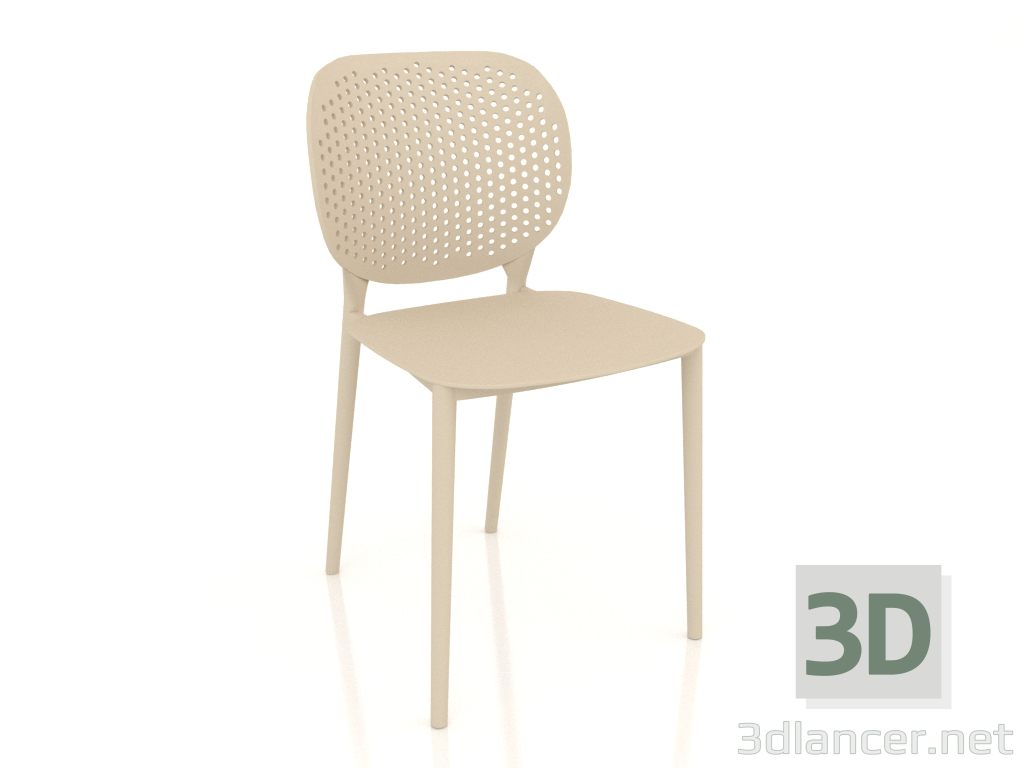 3d model PONGO chair (263-APP-bej) - preview