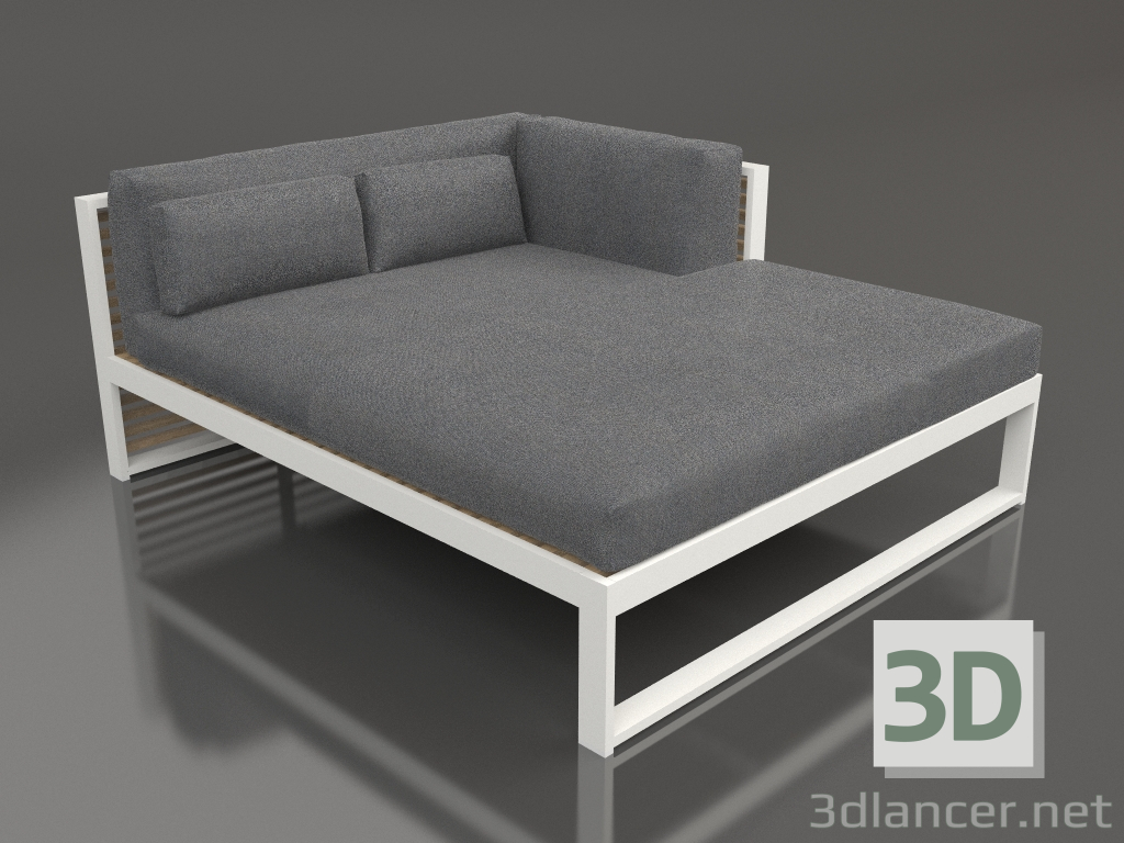 3d model XL modular sofa, section 2 right (Agate gray) - preview