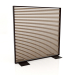 3d model Partition made of artificial wood and aluminum 150x150 (Teak, Black) - preview