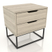 3d model Bedside table STAND DUO 500 mm (lightened oak) - preview