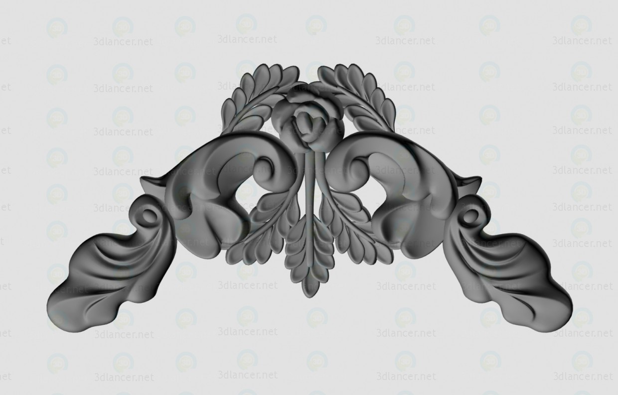 Modelo 3d Molduras decorativas - preview