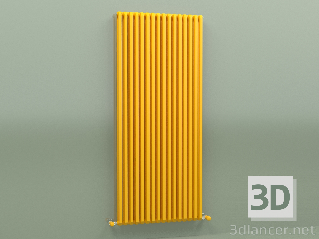 3D modeli Radyatör SAX 2 (H 1500 16 EL, Kavun sarısı - RAL 1028) - önizleme