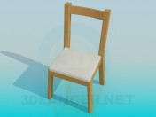 Tabouret avec dorsal