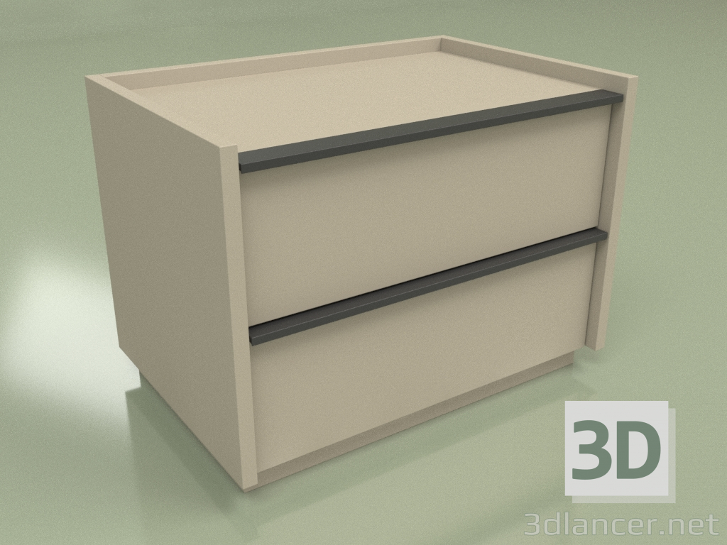 Modelo 3d Mesa de cabeceira Verona NS (8) - preview