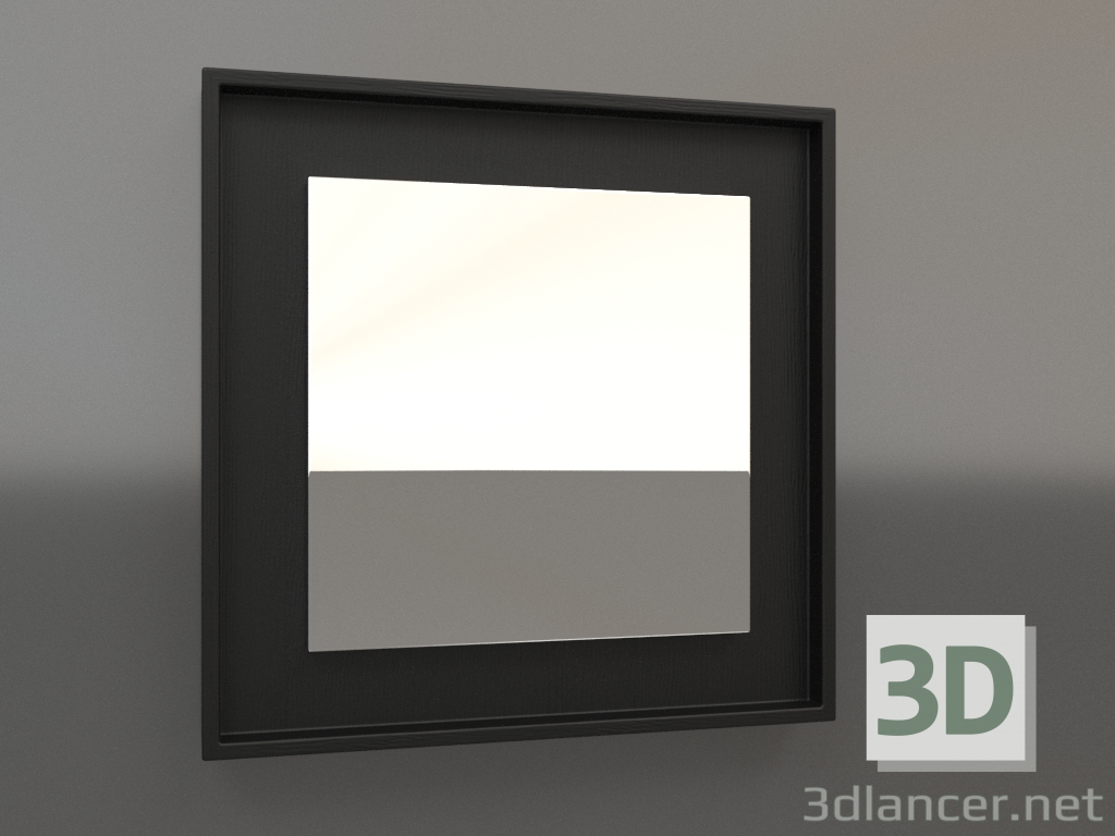 3d модель Дзеркало ZL 18 (400x400, wood black) – превью